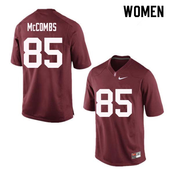 Women Stanford Cardinal #85 Kyle McCombs College Football Jerseys Sale-Red - Click Image to Close